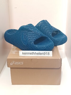 NEW ASICS ACTIBREEZE 3D SANDAL 1013A130-400 MAKO BLUE MENS SIZE M