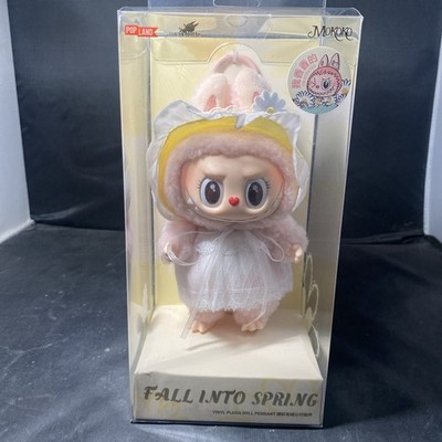 New POP#MART Pink Labubu MOKOKO V2 FALL INTO SPRING Plush Doll