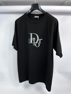 Dior X ERL Black Embroidered T-Shirt Size: L RRP £700 | eBay