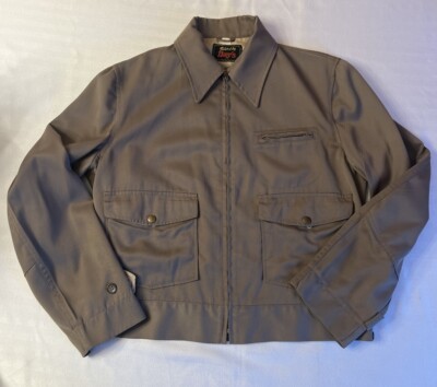 Vintage 1950s Hercules Whipcord Union Work Jacket Plymouth Gasser