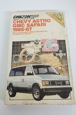 Used Chilton Chevrolet Astro GMC Safari 1985-1987 Repair Manual