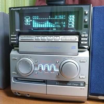 Pioneer Xr-Mc5Md Micro Hifi System Mini Disc Player Working