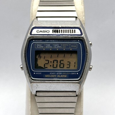 Casio Melody Alarm M-521 Quartz 407 Vintage Men's Watch | eBay