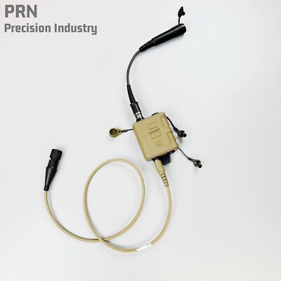 PRN INVISIO V60 PTT to U92/U174 Adapter cable V Series NATO Wire