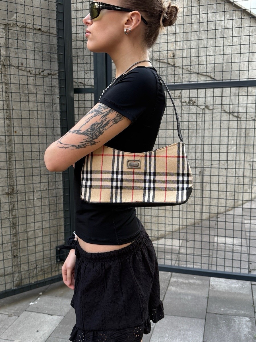Vintage 2000s Burberry Nova Chek Mini Bag | eBay