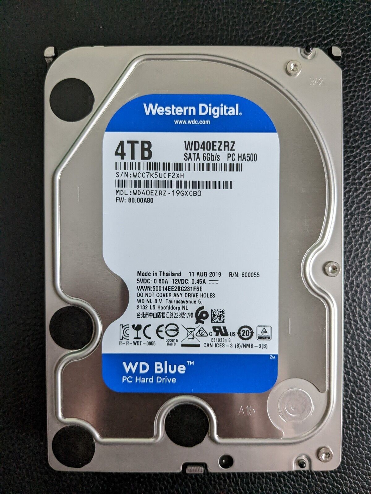 Western Digital Blue (5400 RPM, 3.5