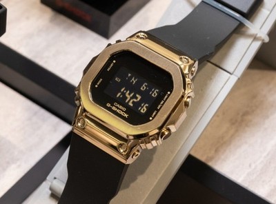 Casio G-Shock GM-5600UG-9D G-Steel Gold Tone Case Digital Black