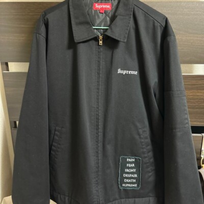 Supreme AW21 The Crow Work Jacket Black Size L Large | eBay