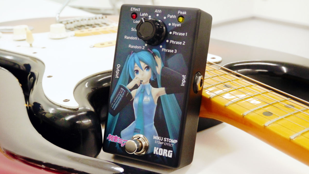 ギターを弾くと初音ミクが歌うエフェクター「MIKU STOMP」で「千本桜