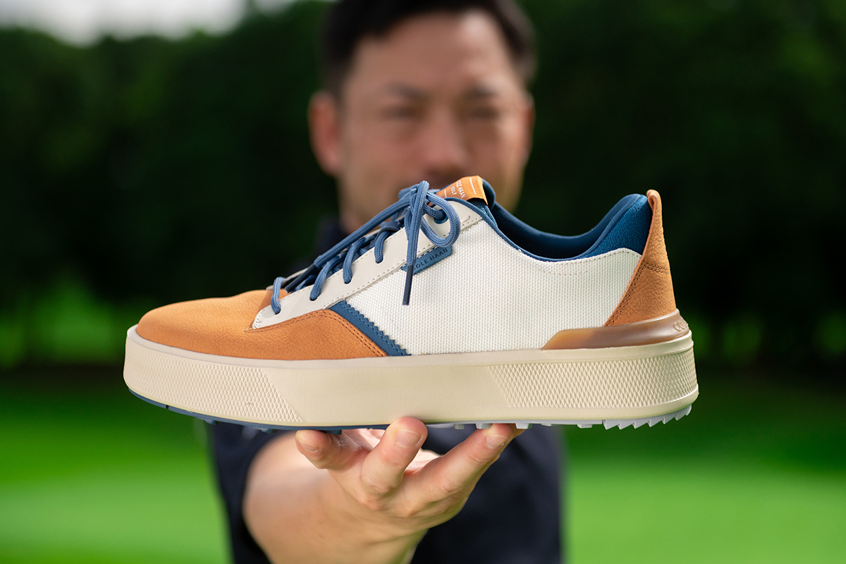 コールハーン「グランドプロ クルー」を試し履き 新鮮すぎる素材感と