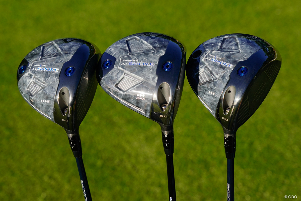 キャロウェイ最新1W「パラダイム Aiスモーク」がツアー会場でお披露目