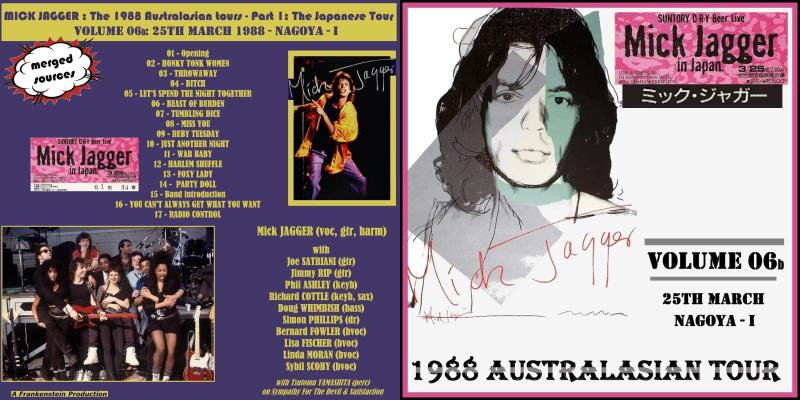 POST: Mick JAGGER in Japan - Vol 06b – 1988.03.25 – NAGOYA I