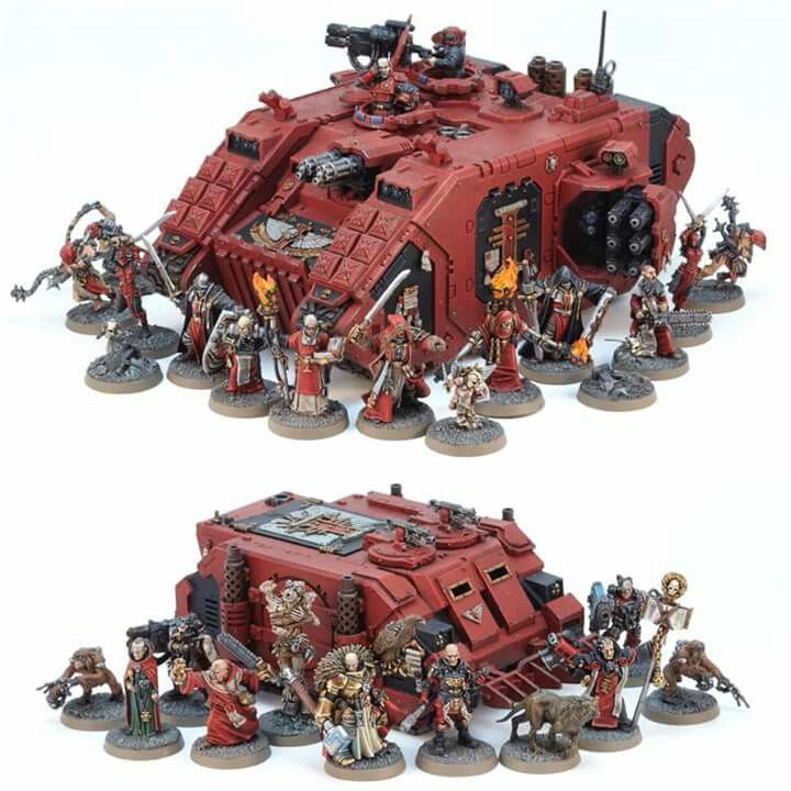 Land Raider and Rhino