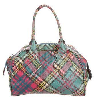 Vivienne Westwood Plaid Derby Bag