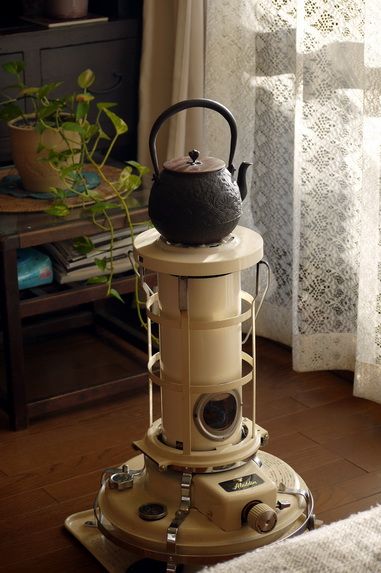 鉄瓶とアラジンと寒い朝 そして魯山人の陶印 | 疾風谷の皿山…陶芸と