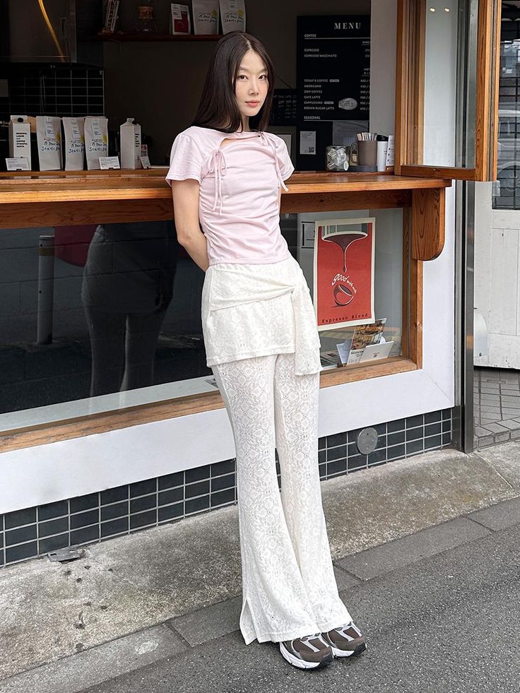 Lace Skirt Pants