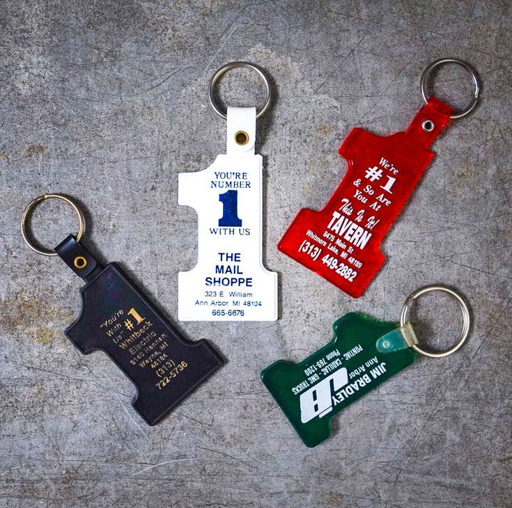 VINTAGE】U.S. VINTAGE #1 アドバタイジング キーリング 《AD 広告