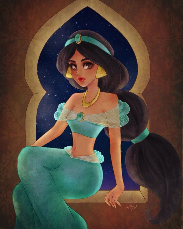 ジャスミン #disney #disneyart #aladin #jasmine #fanart #drawing