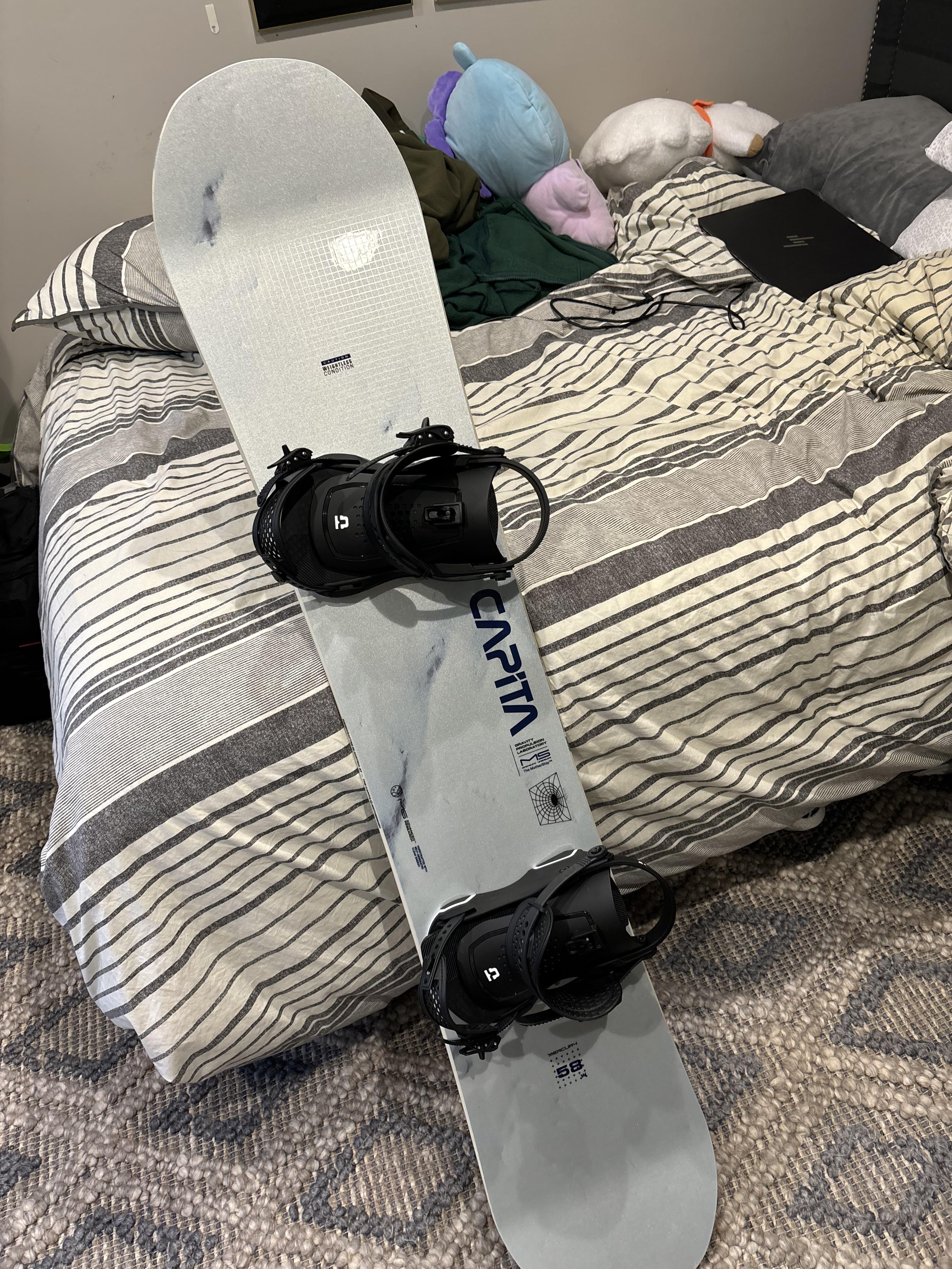 New setup. Capita Mercury with union forces. All mountain crusher