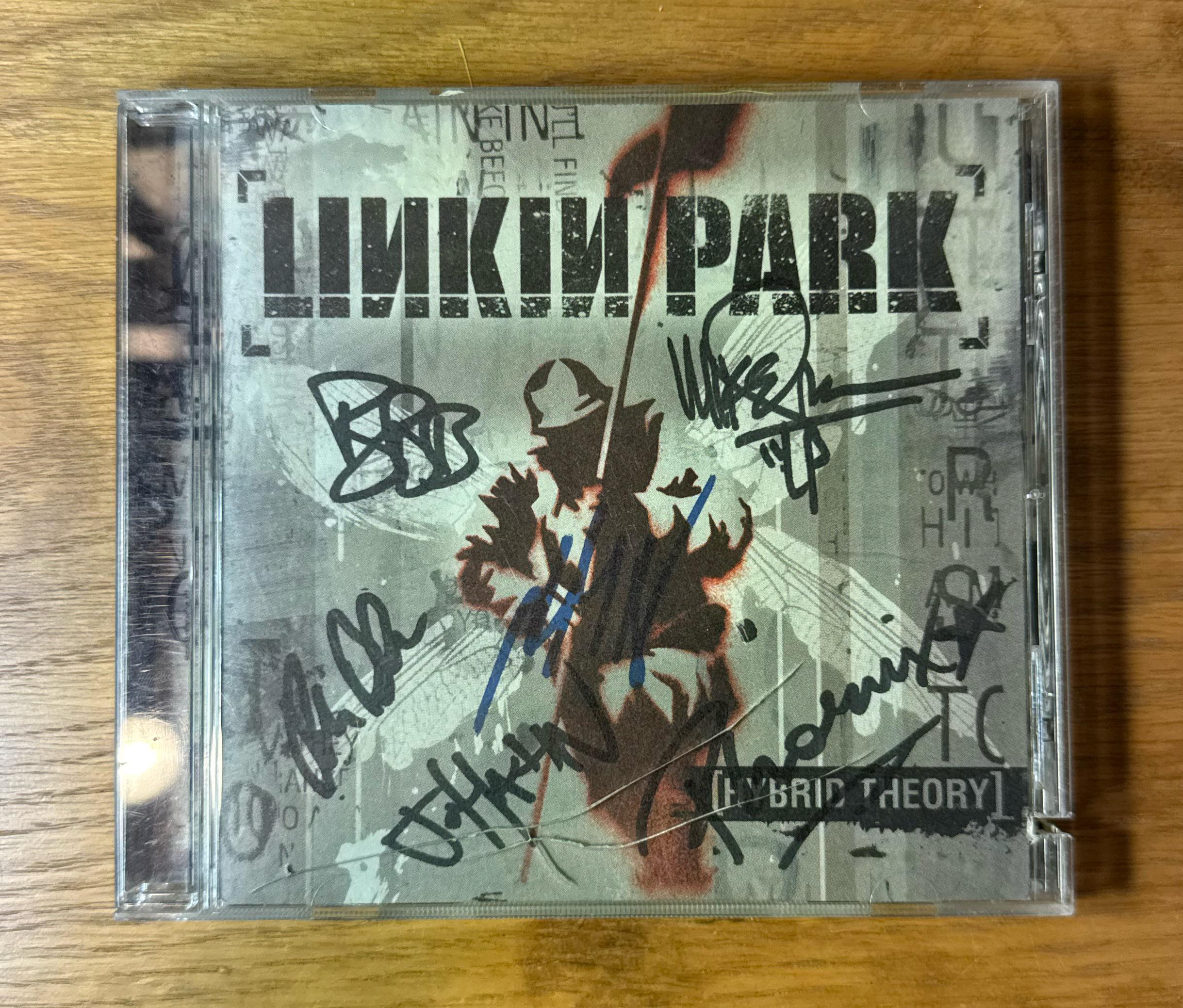 Autographed CD - Hybrid Theory : r/LinkinPark
