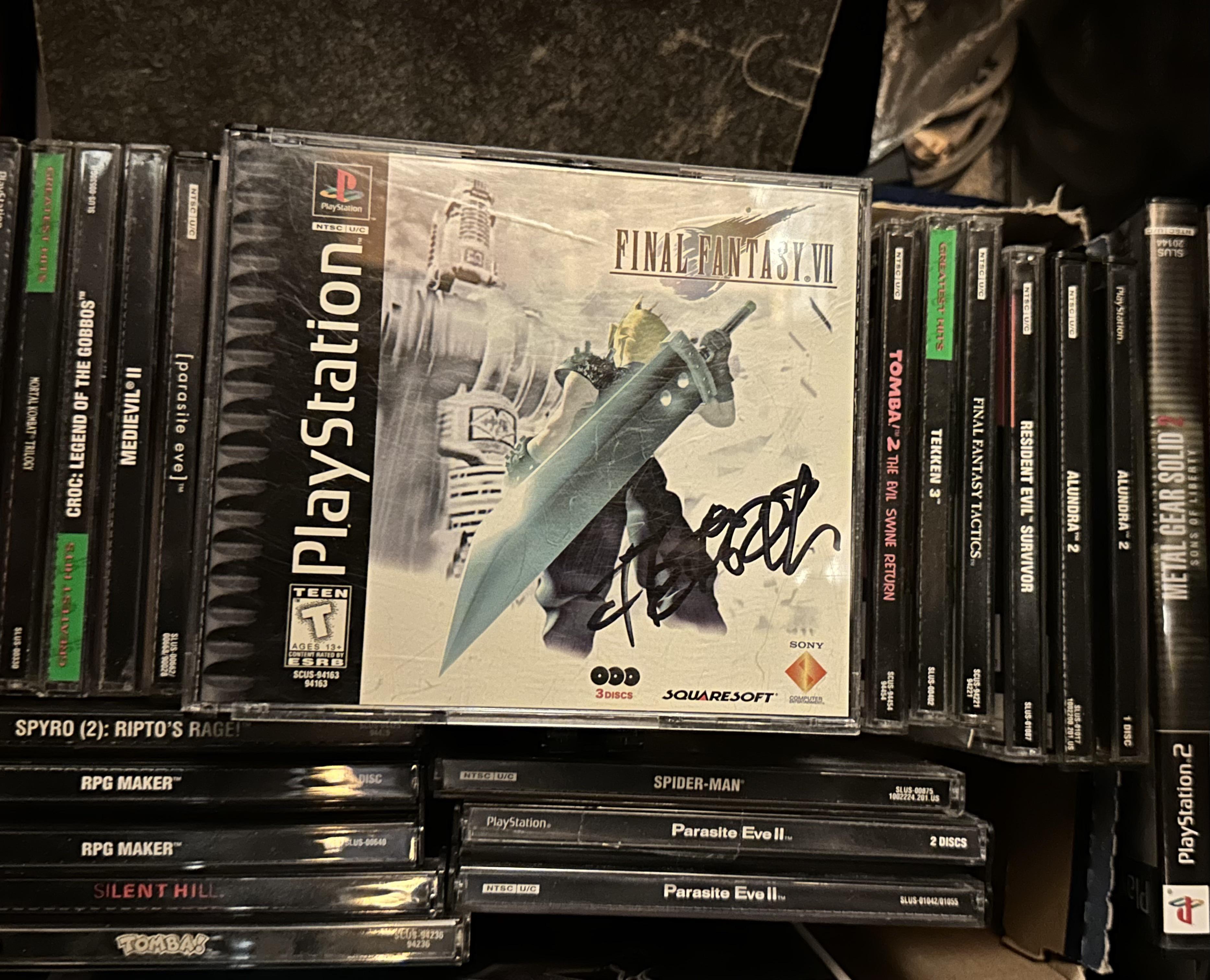 植松伸夫さんのサイン入り、オリジナルFFVII : r/FinalFantasyVII