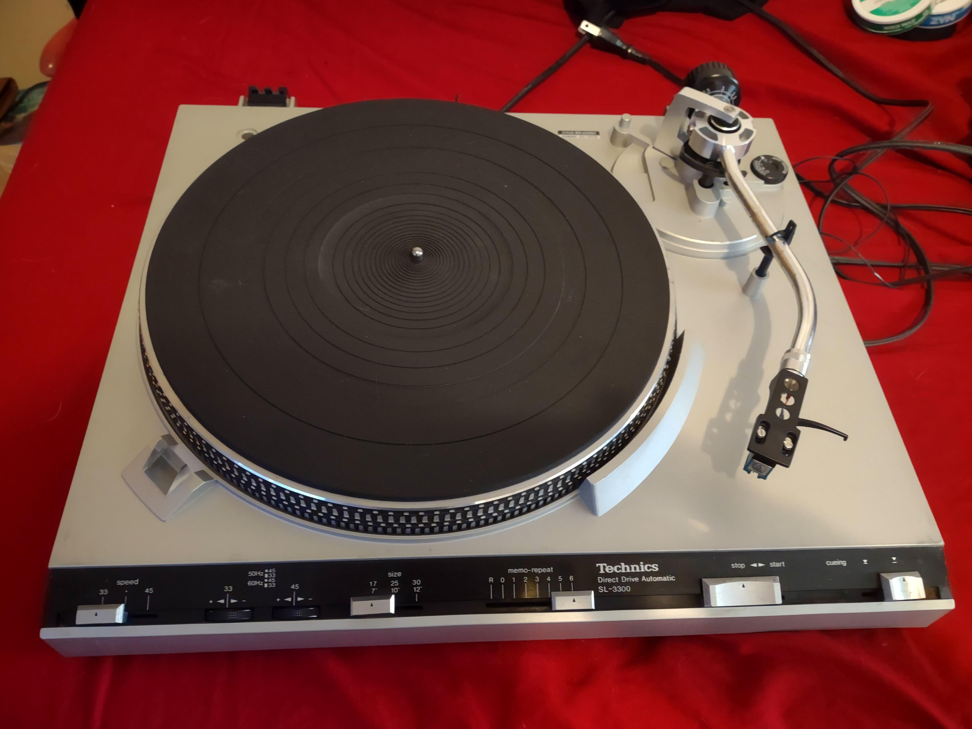 I got a Technics SL-3300 for $20. I done good : r/vintageaudio