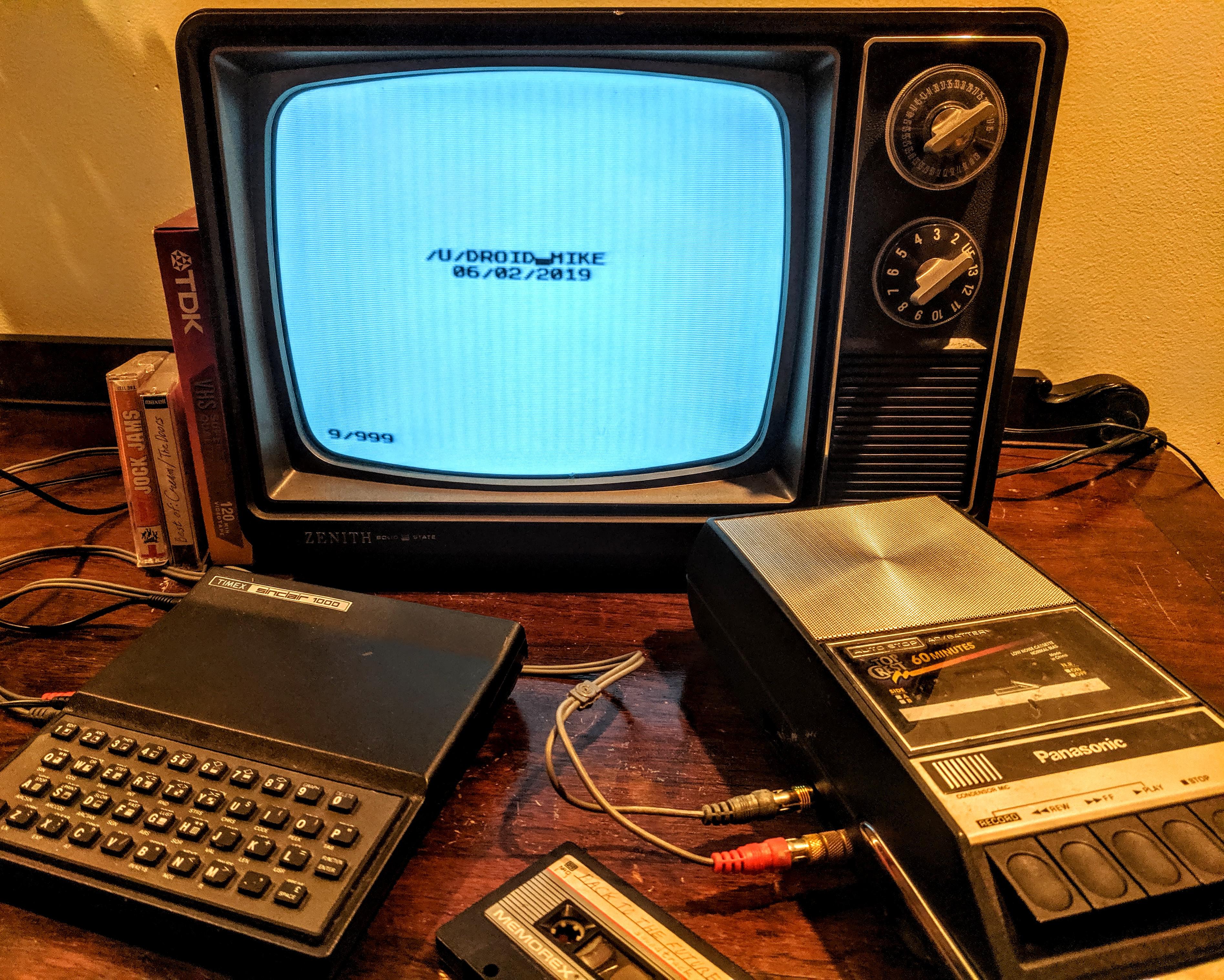 Mirror Universe ZX81 Reloaded--Twinning FozzTexx's Timex Sinclair