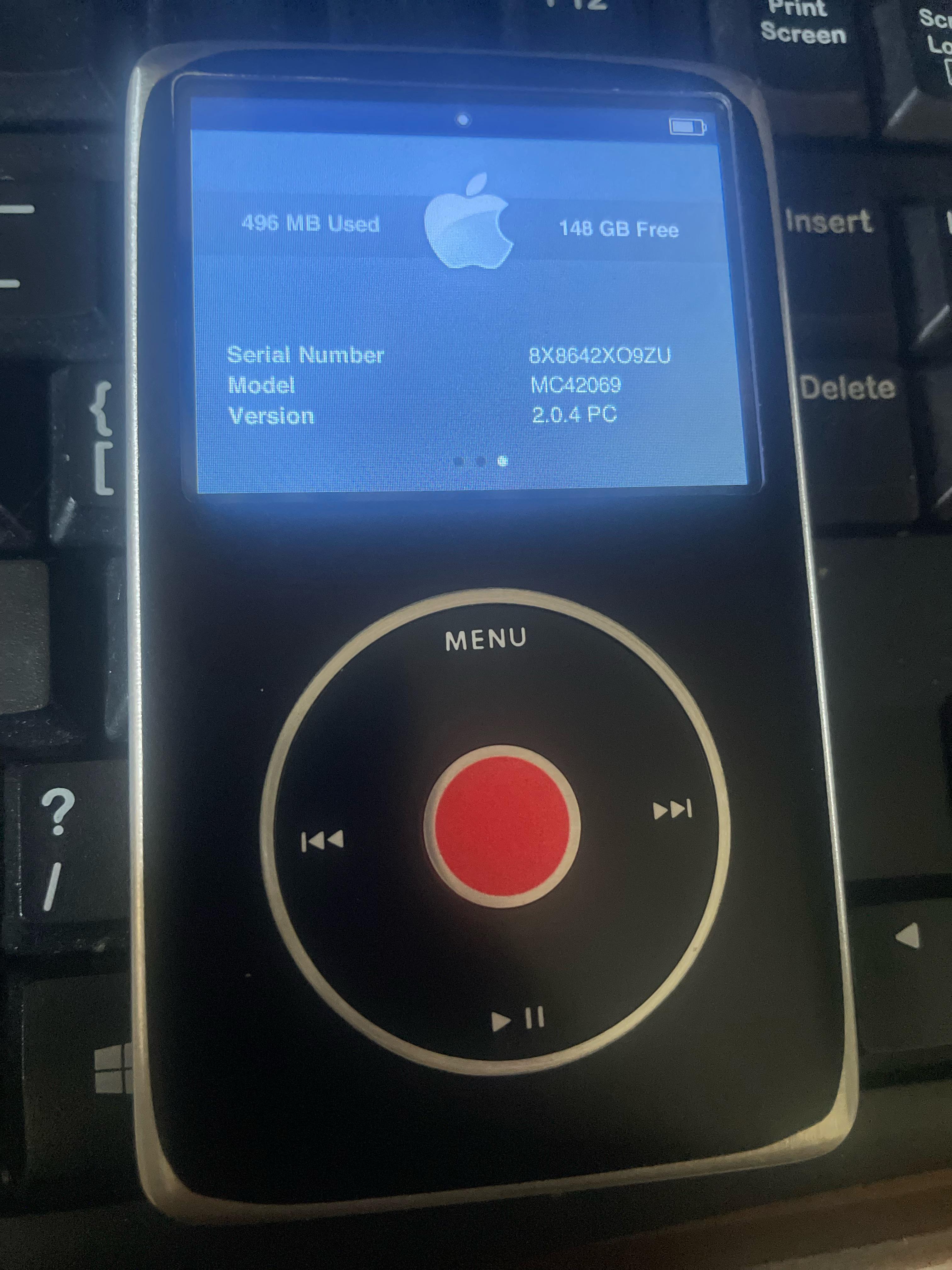 Successfully updated my 80gb 6th gen into a “7th” gen 160gb via