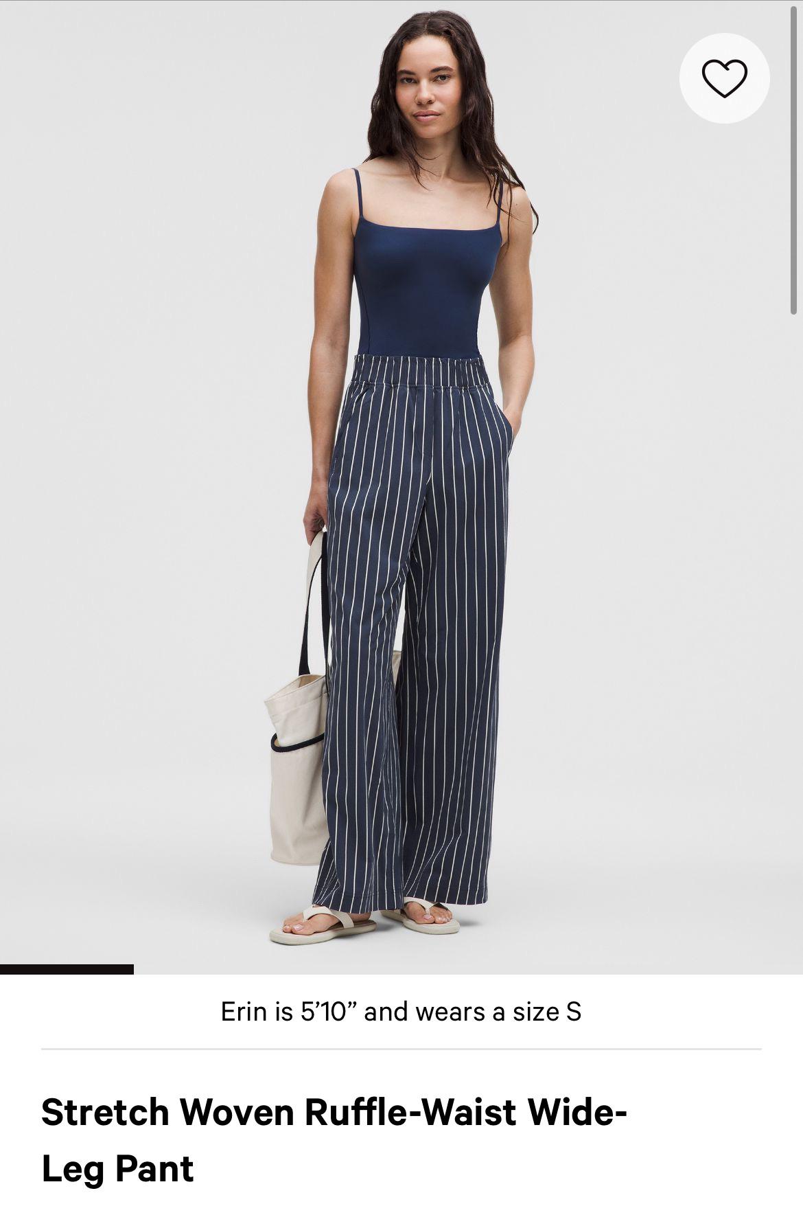 実物写真持ってる人いる？ Stretch Woven ラッフルウエストワイド