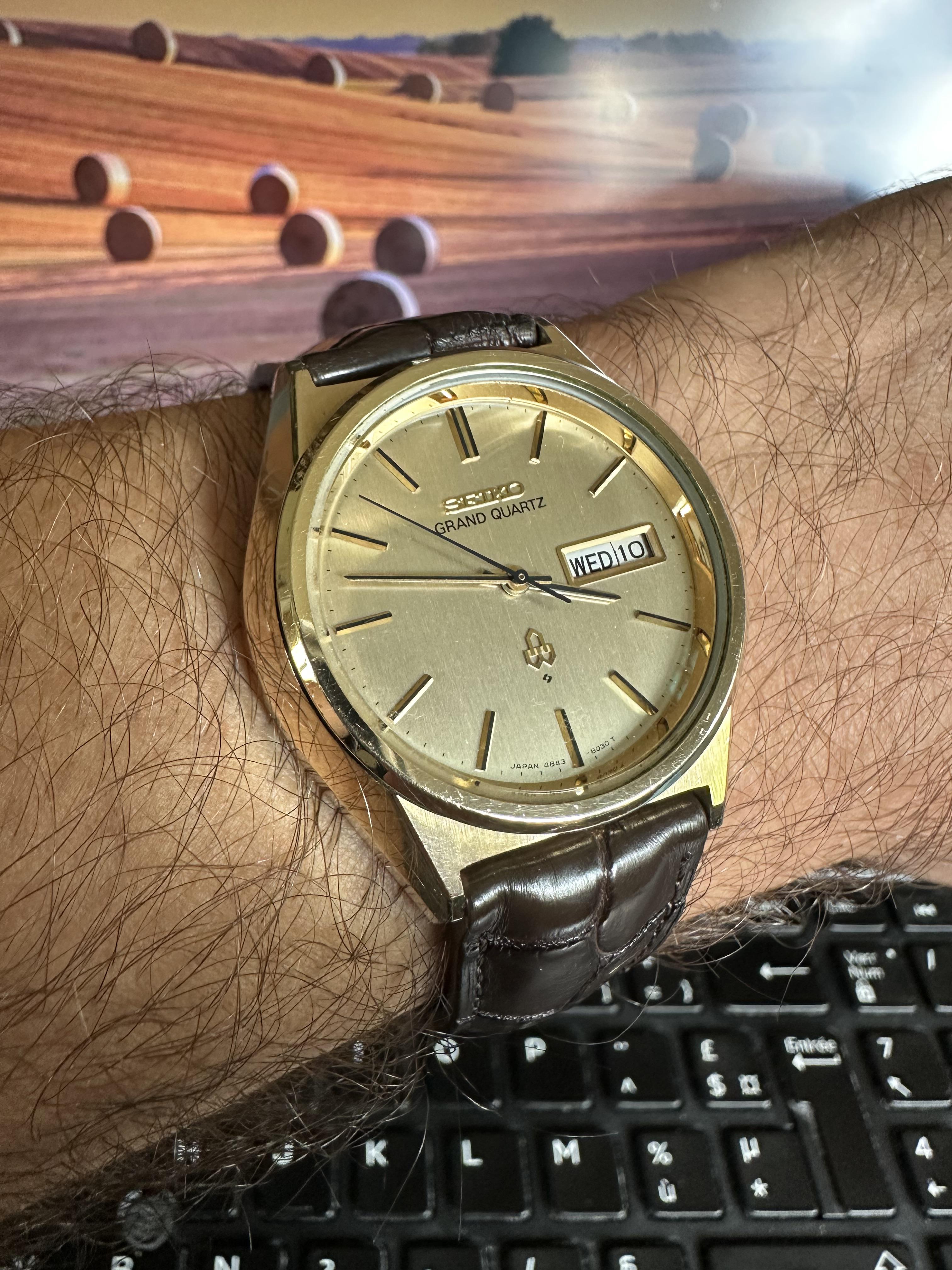 セイコー] グランドクォーツ 4843-8041、1976年9月製造 : r/Watches