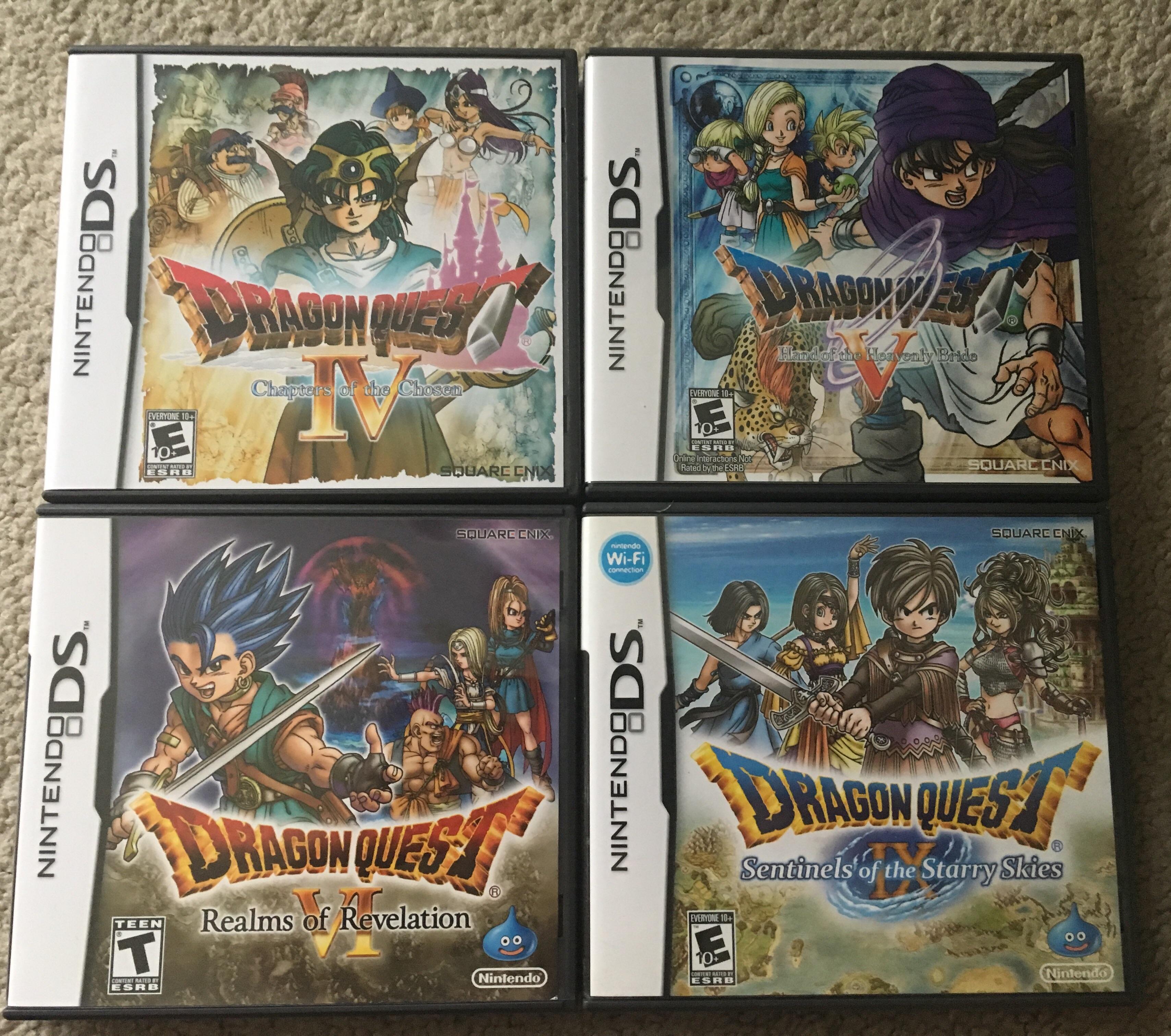 やっと、DSのドラクエ本編全部揃った！ : r/dragonquest