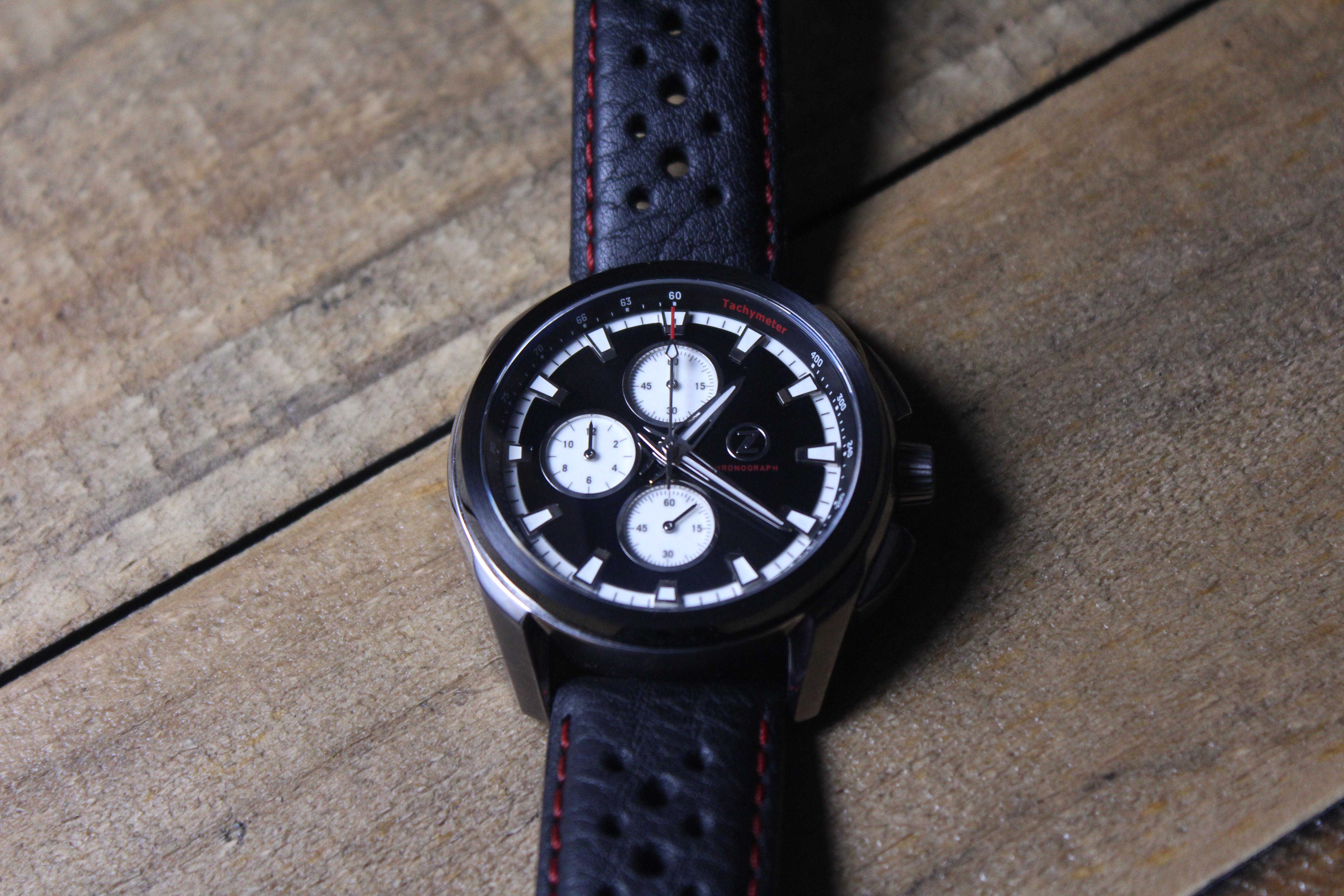 wts] Zelos ZX-1 chronograph; titanium case; Seiko vk-67 meca