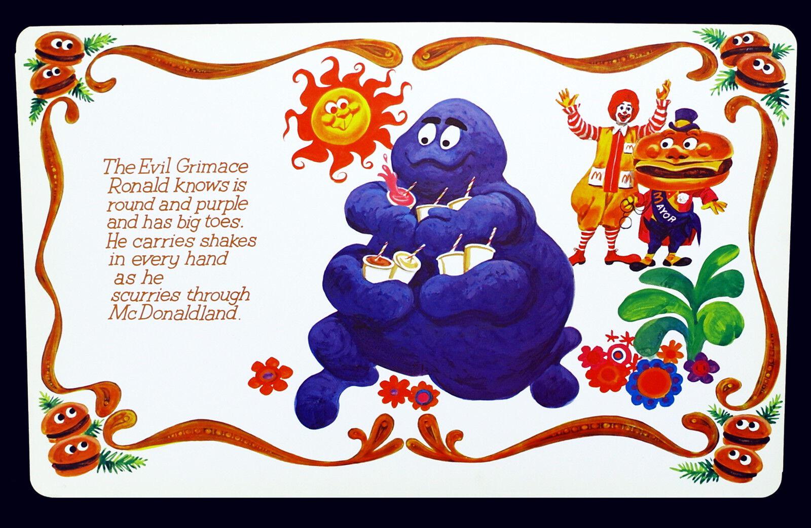 1974年のマクドナルドランドのオリジナルキャラクター : r/GenerationJones