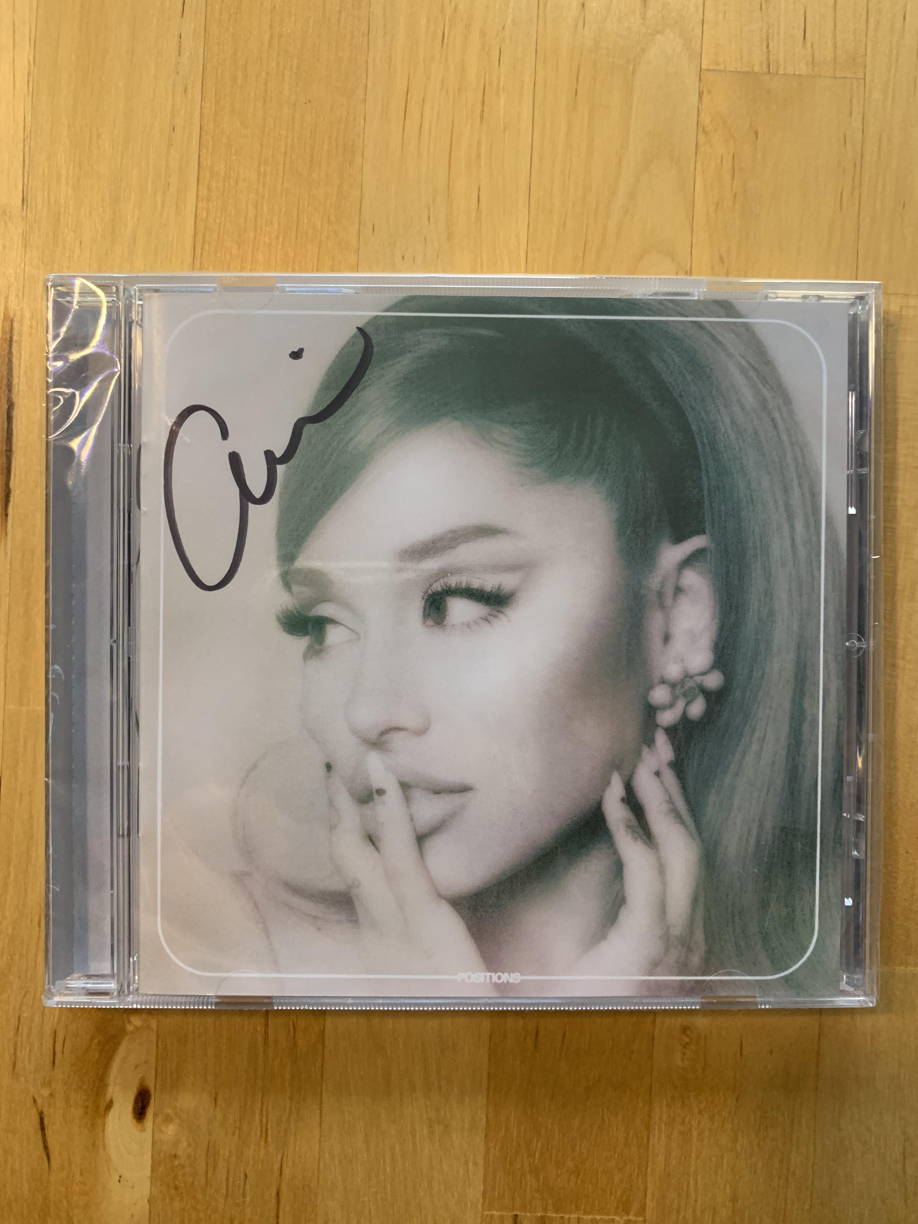 My signed positions cd arrived today! : r/ariheads