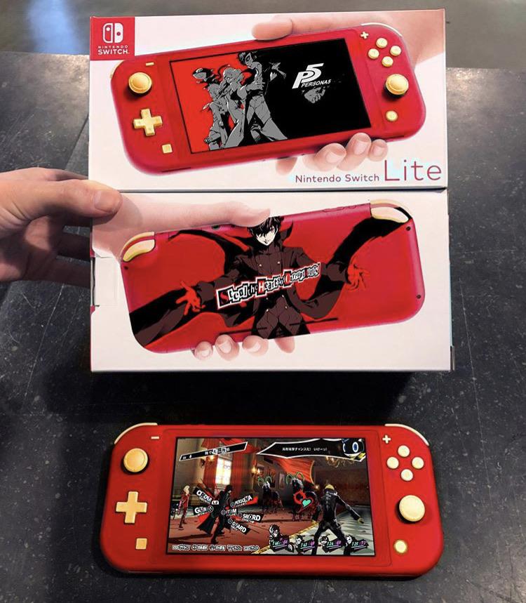 This Persona 5 Nintendo Switch Lite Looks Amazing Too – NintendoSoup