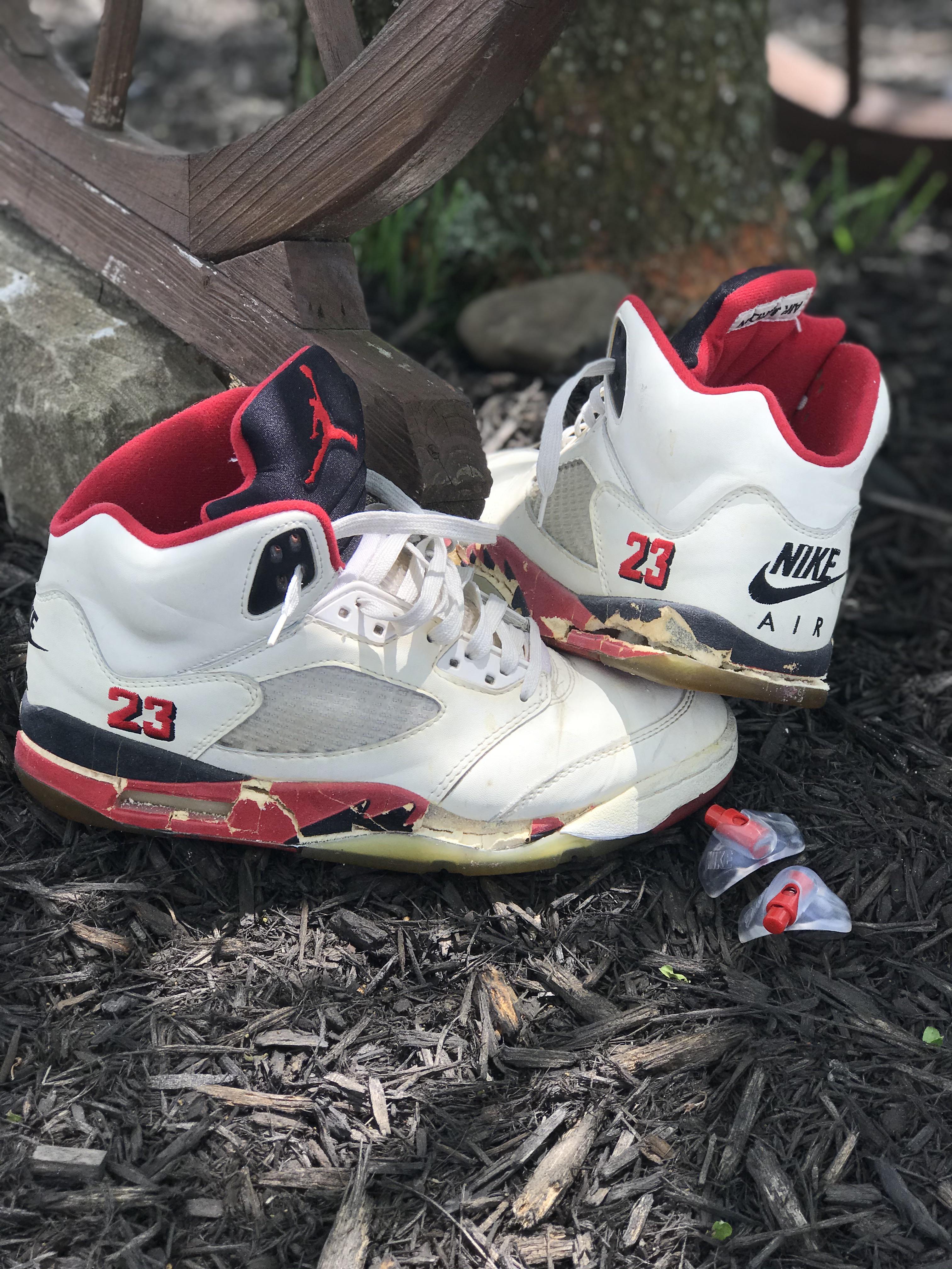 憧れの品、ゲット。OG 1990年製エアジョーダン5 ファイアレッド