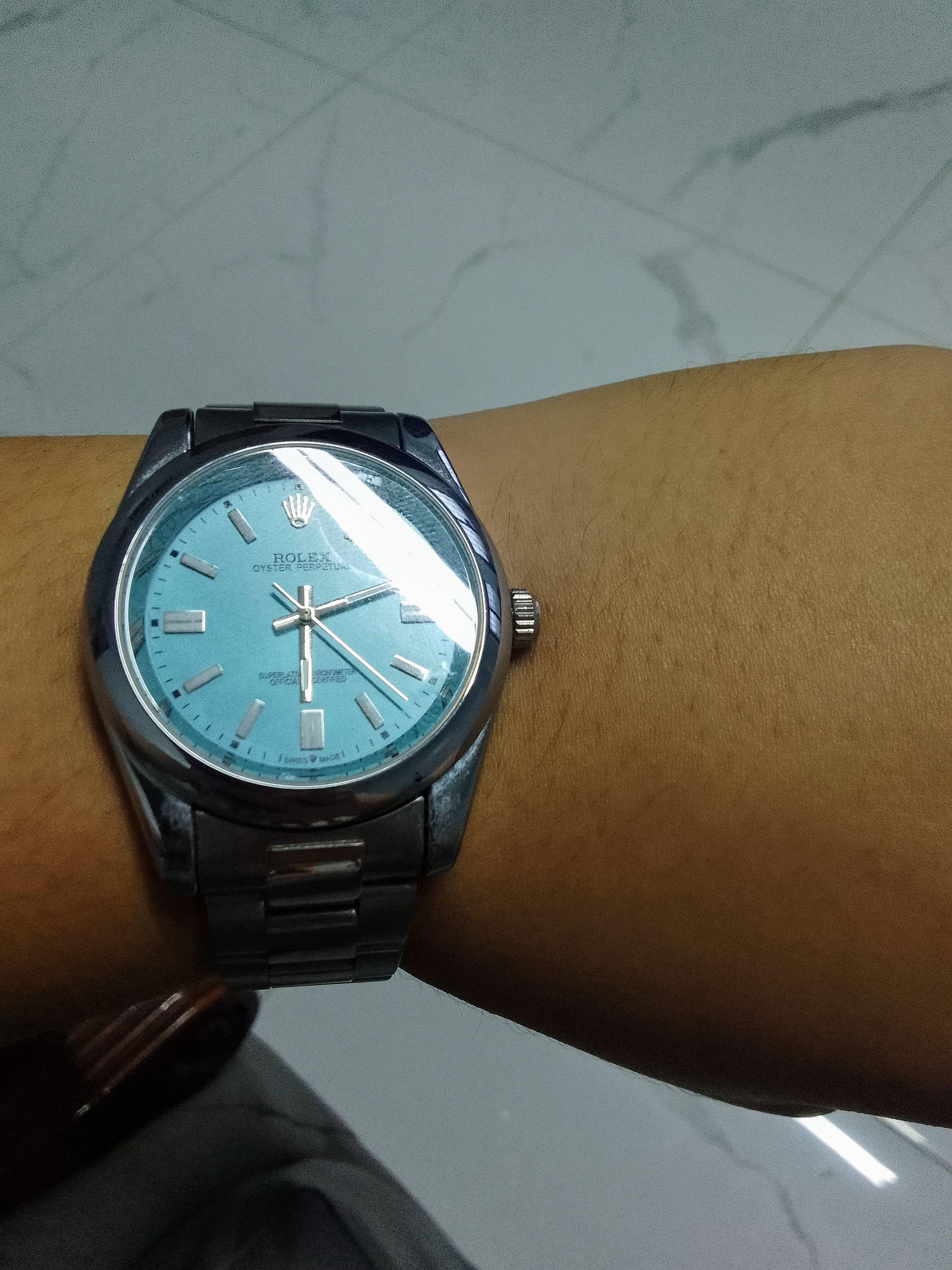 ロレックス オイスターパーペチュアル] ティファニーカラーについて