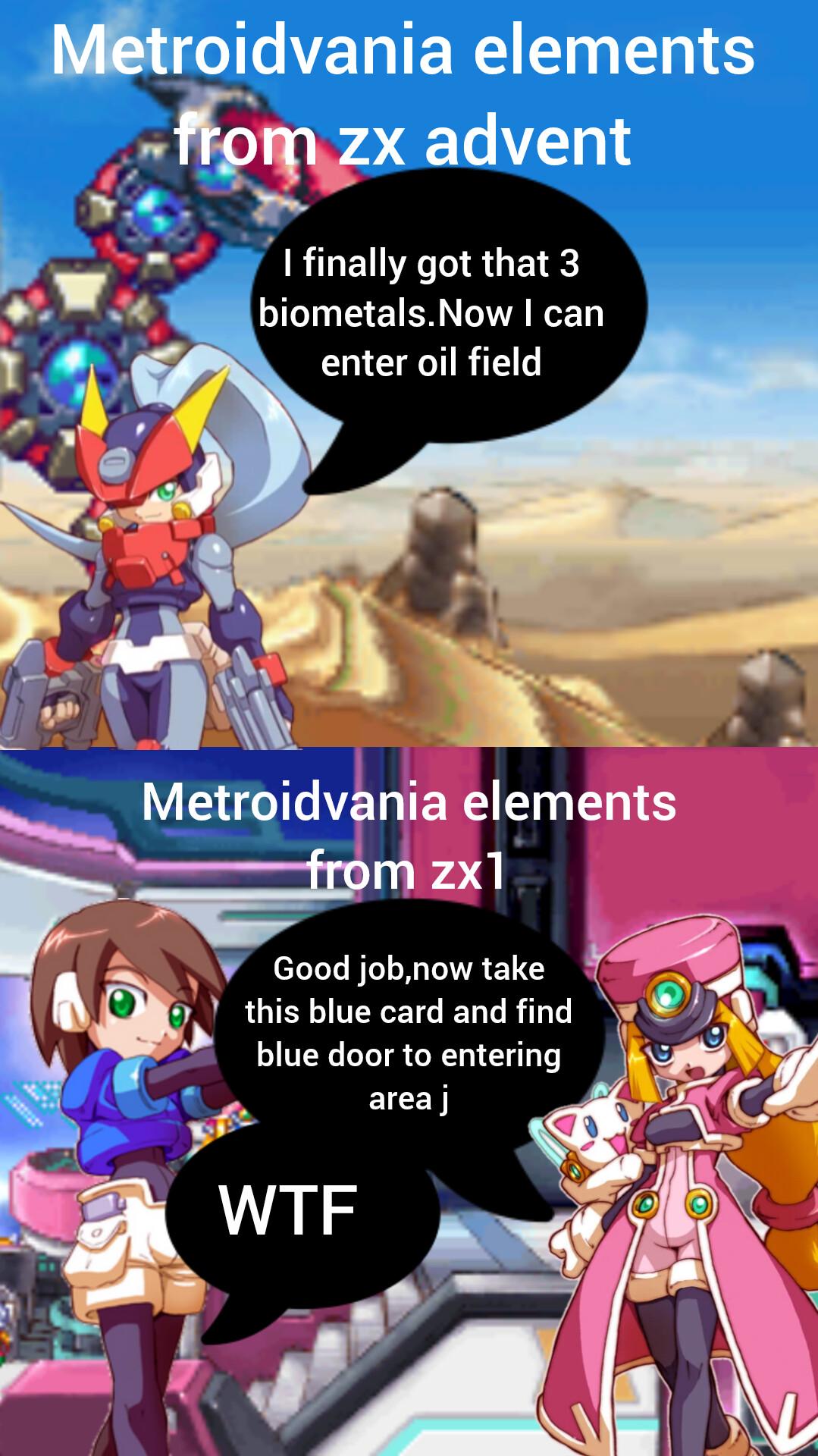 That's why zx advent better than zx1 : r/Megaman