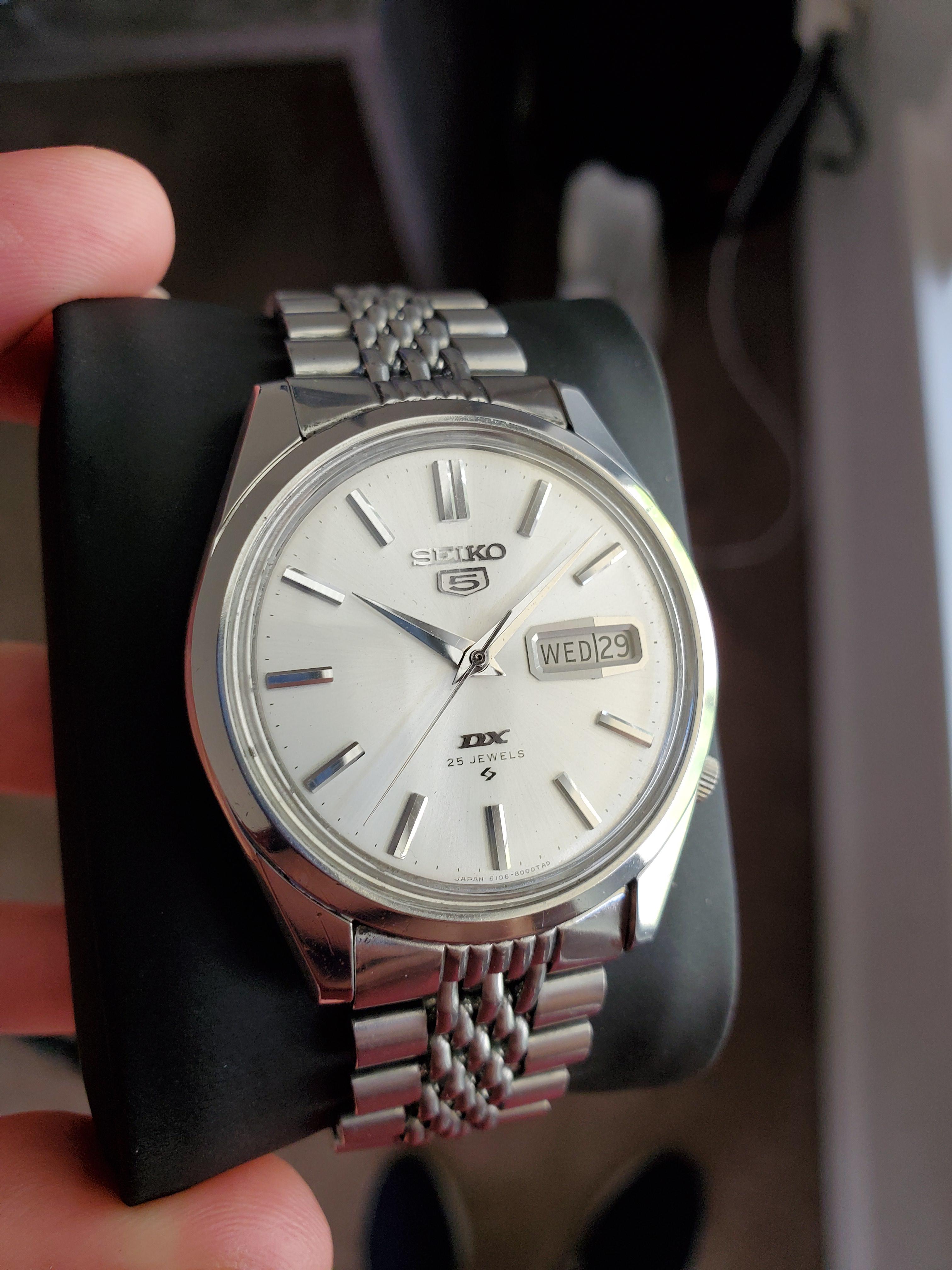WTS] Nov 1967 Seiko 5 DX 6106-8000 - NOS Acrylic Crystal
