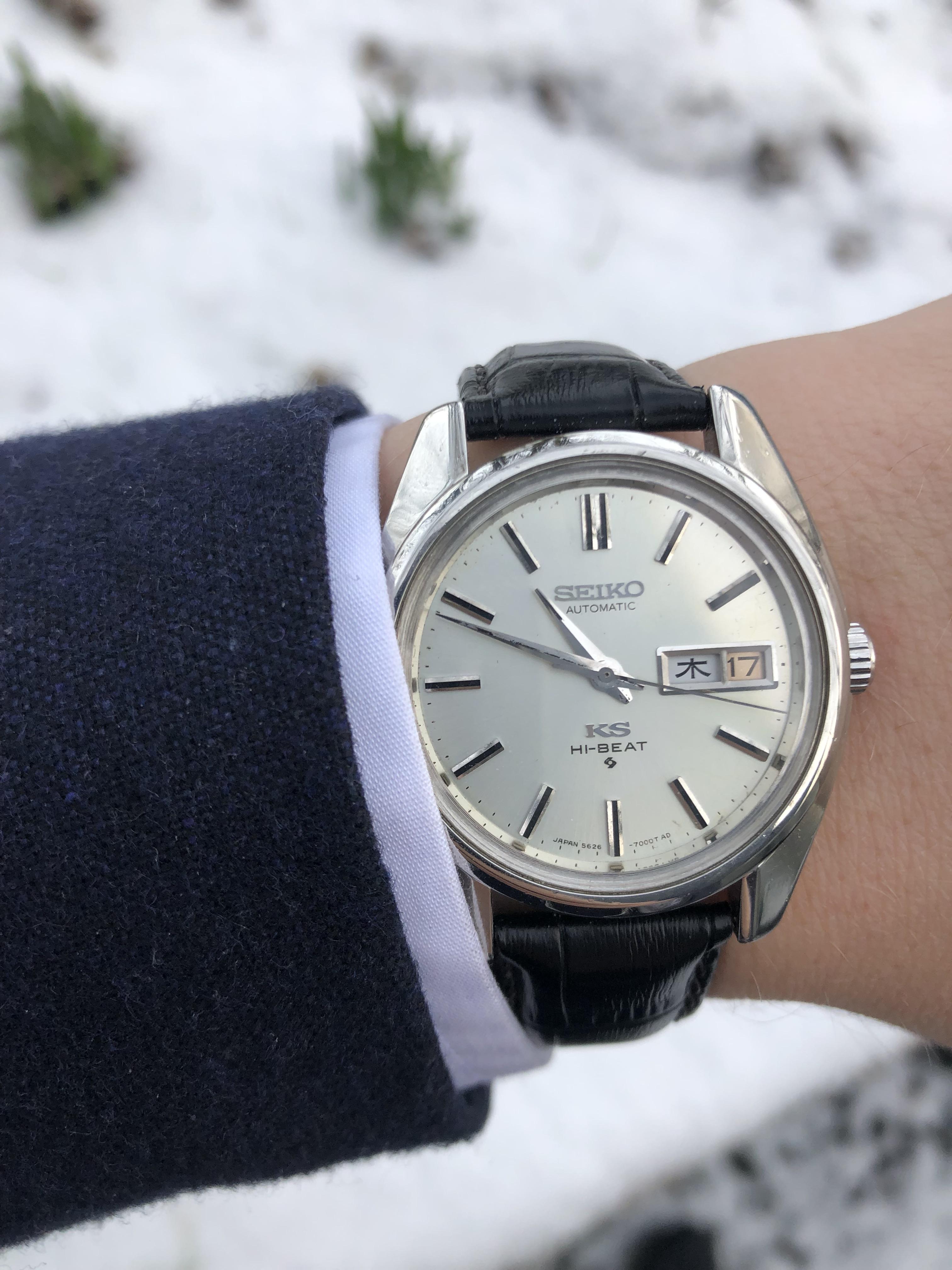 SEIKO] 最近、1970年製のヴィンテージ キングセイコー 5626-7000を