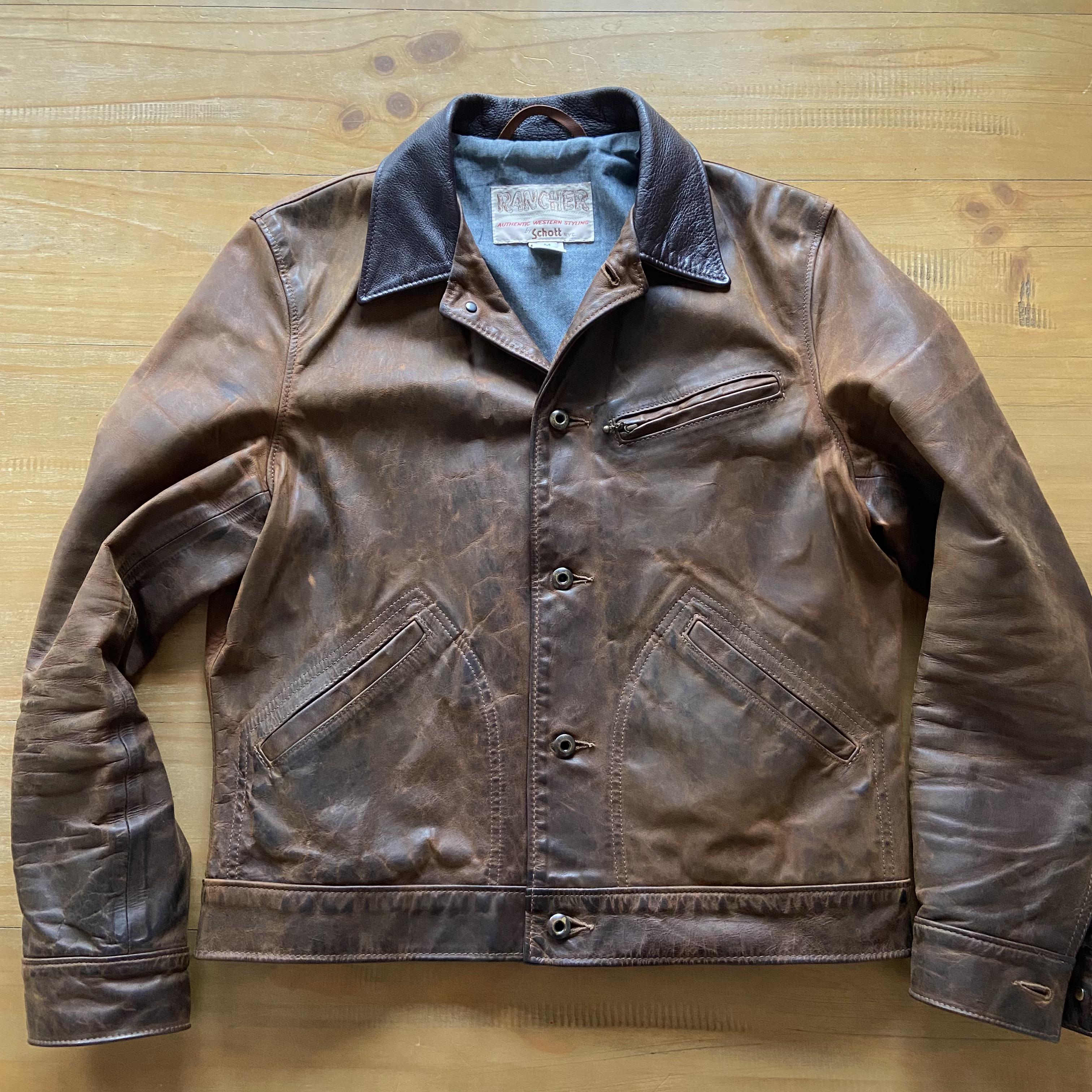For Sale: Nubuck Cowhide Mechanic's Jacket | 538 | Medium : r/schott