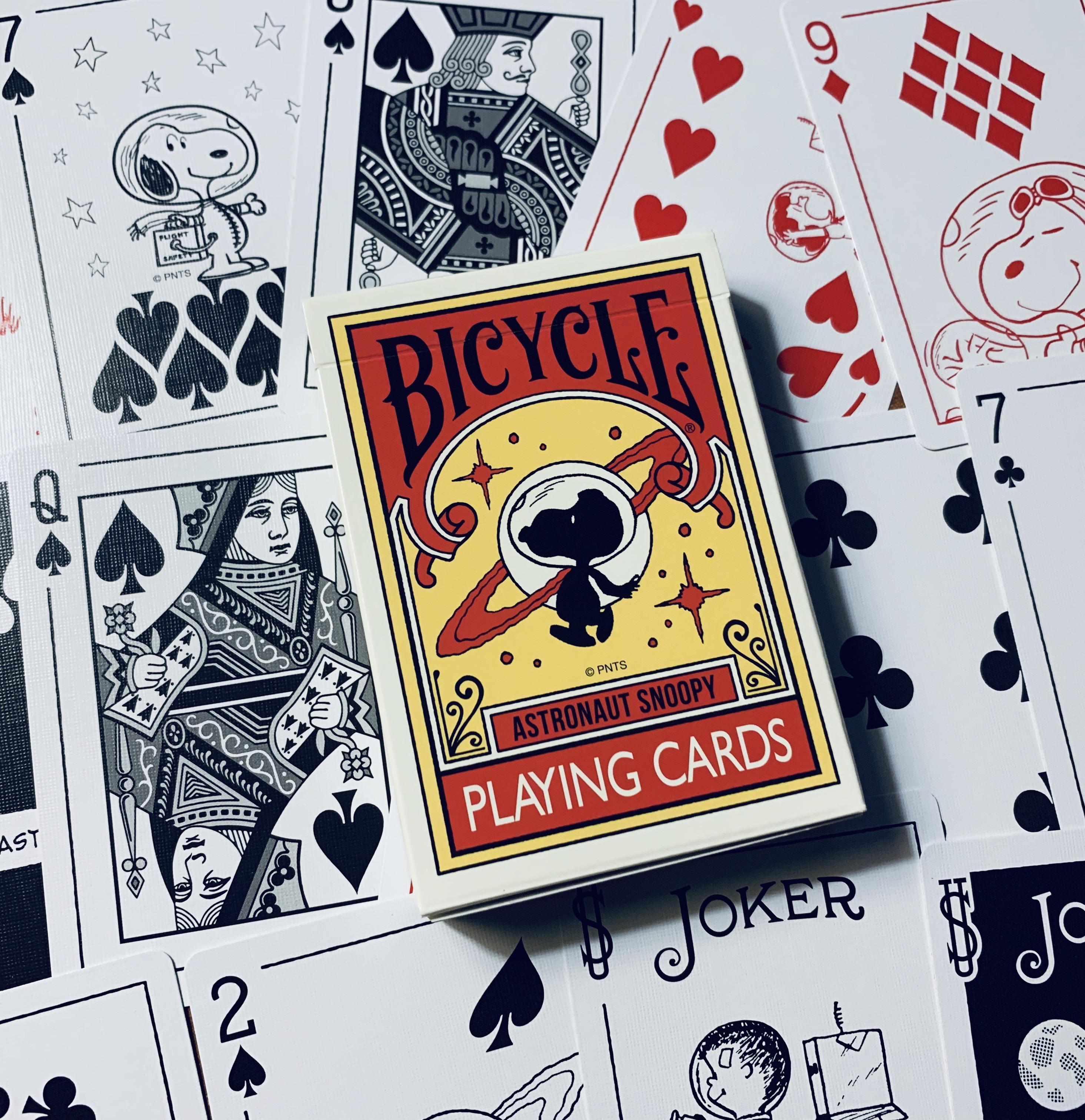 Bicycle Astronaut Snoopy - Japan Only Release : r/playingcards