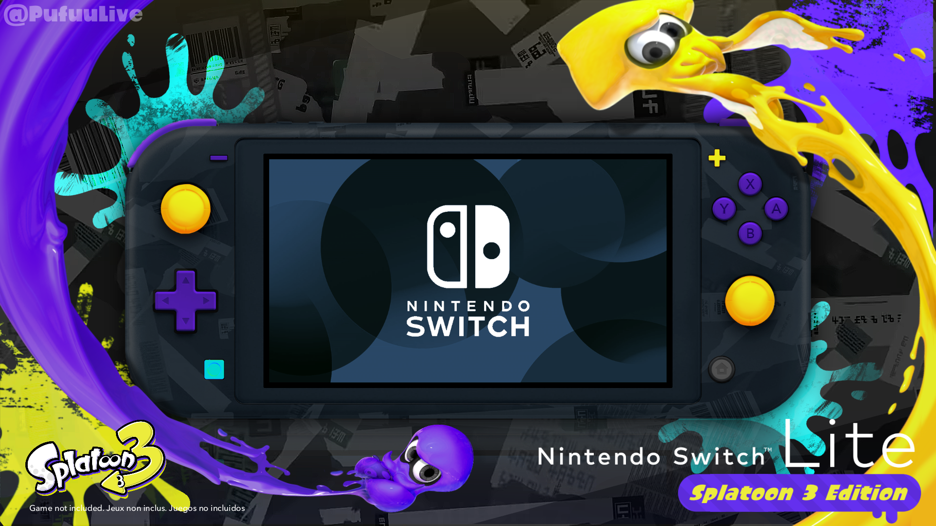 Splatoon 3 Edition Switch Lite Concept, thoughts? : r/splatoon