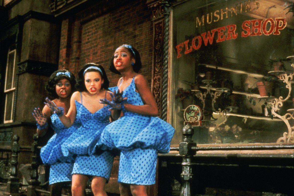 The three urchins in Little Shop of Horrors are named Ronette