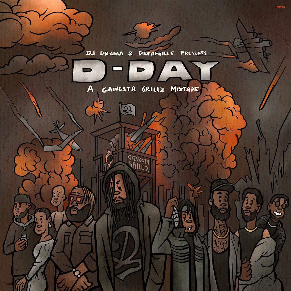 my take on d-day: a gangsta grillz mixtape : r/Jcole