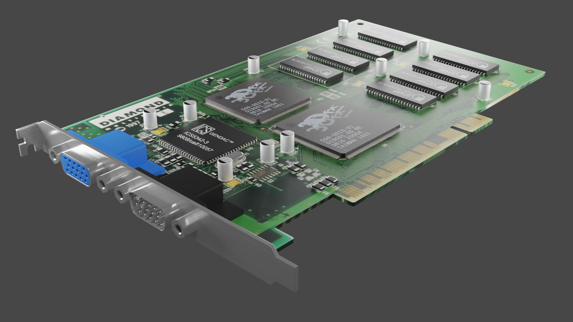 Diamond Monster 3D (3Dfx Voodoo 1) : r/blender