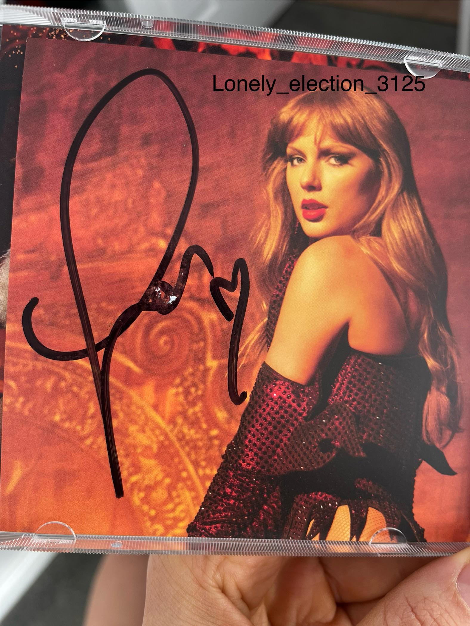My TLOAS signed CD arrived! : r/TaylorSwiftMerch