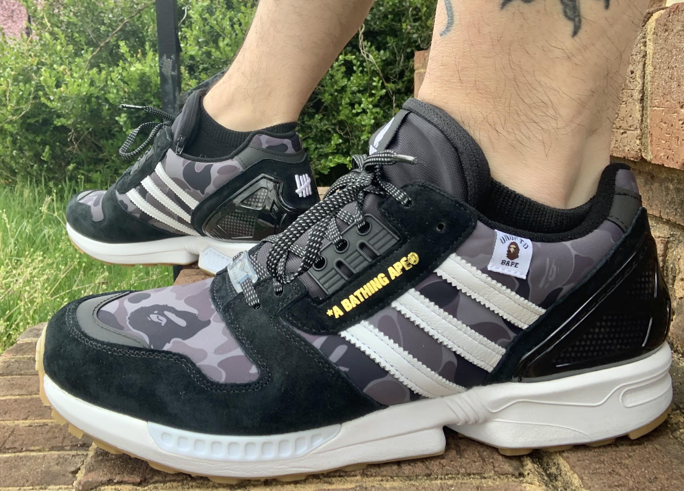 BAPE x Undefeated x ZX 8000 “A-ZX Series Black Camo” : r/moresneakers