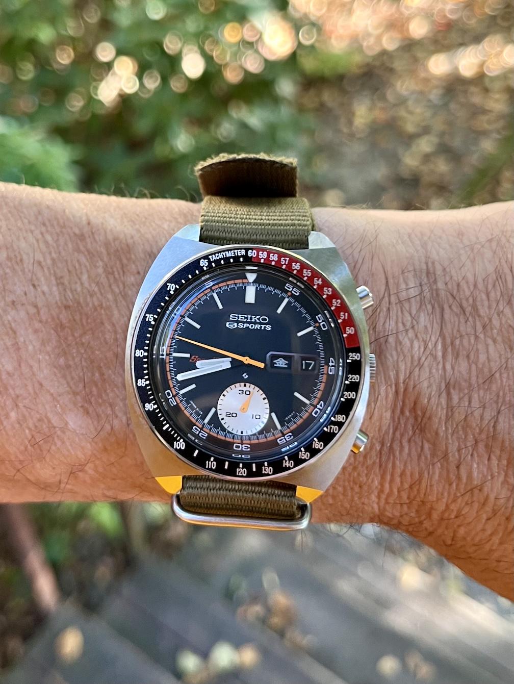 6139-6032] 1970 セイコー 5 スピードタイマー。(この時計、マジで好き