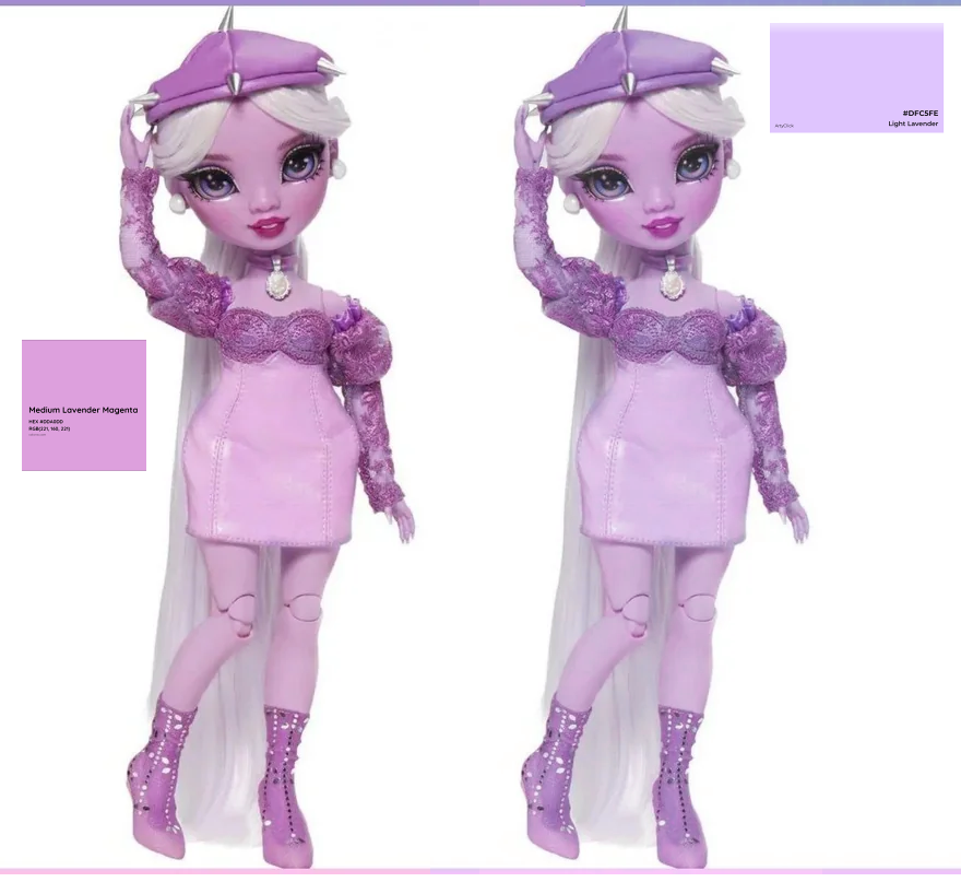 Edit to see Lavender lynn in the shade of lavender I whished she